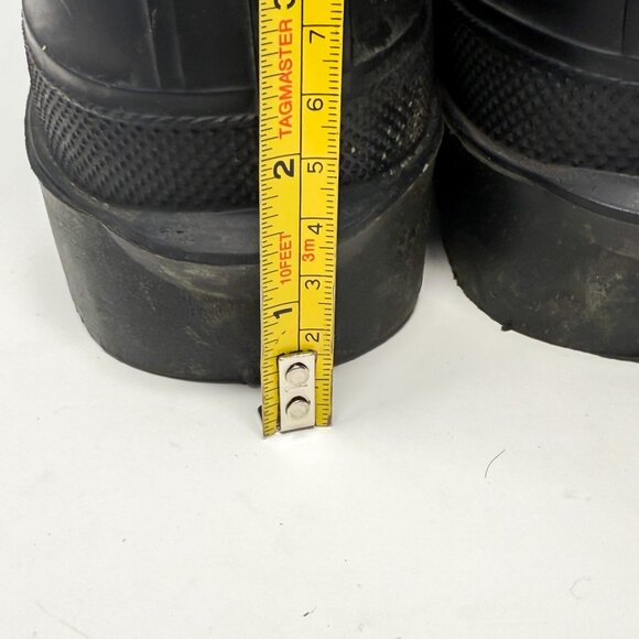 LaCrosse Rubber Boots Men's Size 10 Black Made in USA Waterproof Vintage Workwea - Picture 4 of 9